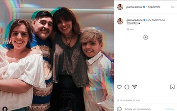 El primer posteo que hizo