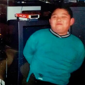 Wallace Wong cuando era pequeño