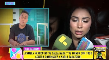 Pamela Franco habla sobre conflicto familiar de Christian Cueva: “No aprobaría quitarle sus hijos”. Captura: Amor y Fuego.