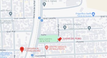 robo en Rosario Villa Gobernador Gálvez