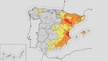 La Aemet activa el nivel rojo por calor extremo en Zaragoza y Valencia ante la previsión de máximas de 42 grados