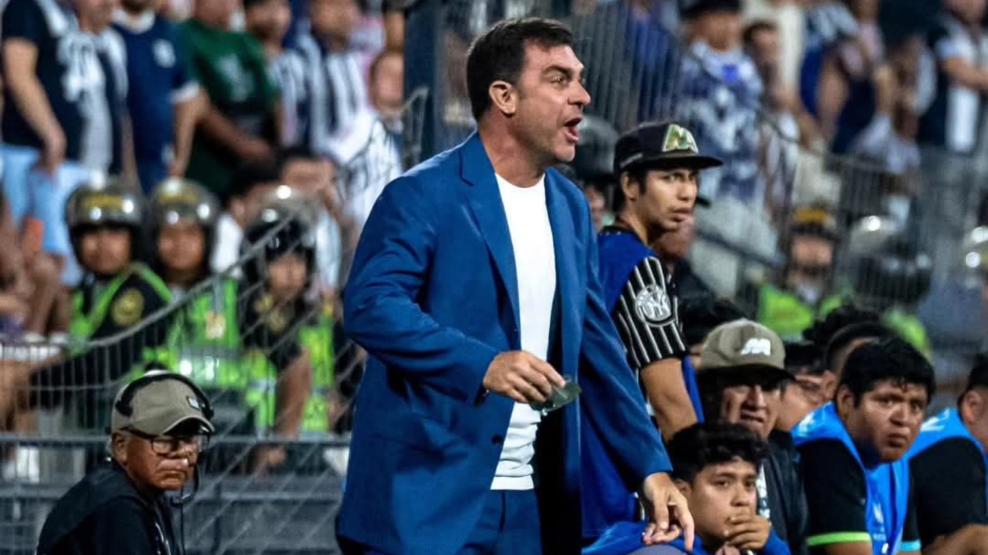 Pablo Guede fue de menos a más en Alianza Lima en la Liga 1 2026. - créditos: Difusión