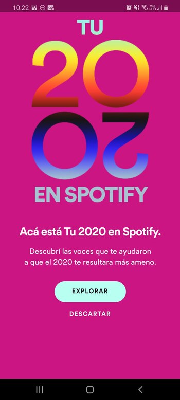 Spotify Wrapped 2020