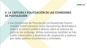 El panel alertó que la criminalización desde el Ministerio Público y la situación del CSU de la Usac debilitan la legitimidad de la elección de autoridades de justicia en Guatemala.