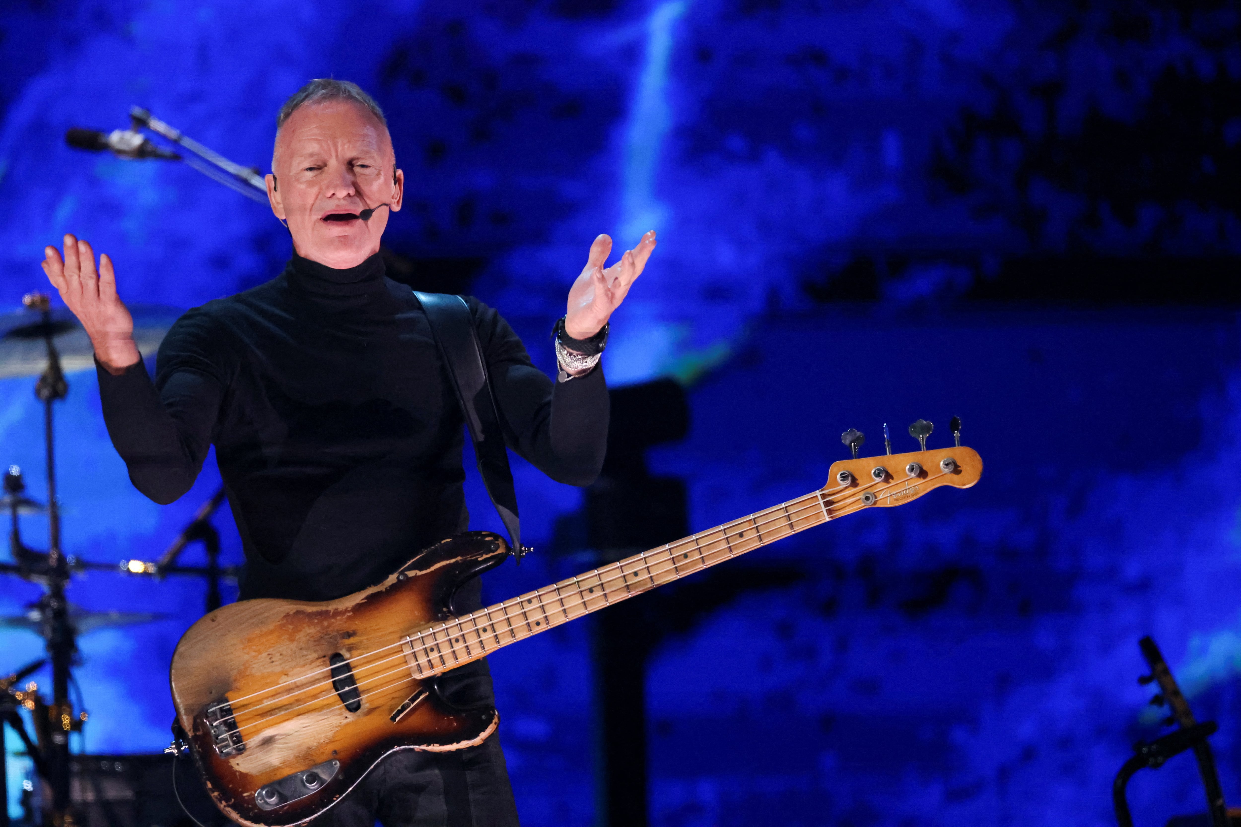 Sting cumple 75 años con una rutina basada en la actividad diaria y el trabajo sobre el escenario. (REUTERS/Mario Anzuoni)