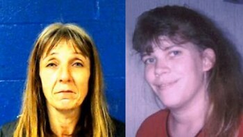 A la izquierda, Kimberly Kancock. A la derecha, Deborah Elaine Dens (Foto: Oficina del Sheriff del Condado de Nash)