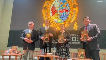 Universidad Decana de América fortalece su presencia internacional en la FILBA 2026. (Foto: UNMSM)