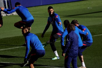 El delantero uruguayo del Atlético