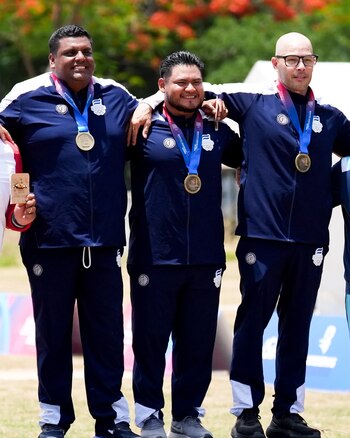 El Salvador suma su segunda medalla dorada de la jornada gracias al triunfo del equipo masculino de arco compuesto. (Foto: Comité Olímpico de El Salvador)