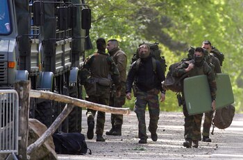 Bélgica desplegó un gran operativo