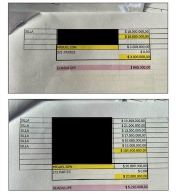 Imagenes obtenidas del celular de Miguel Angel Calvete
