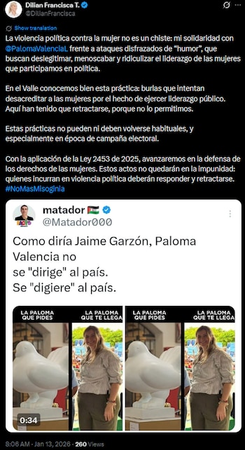 Dilian Francisca Toro exigió freno