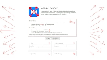 Zoom Escaper, la app para