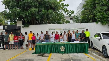 Las personas capturadas presentan anotaciones