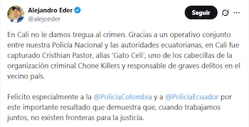 El alcalde Alejandro Éder celebró