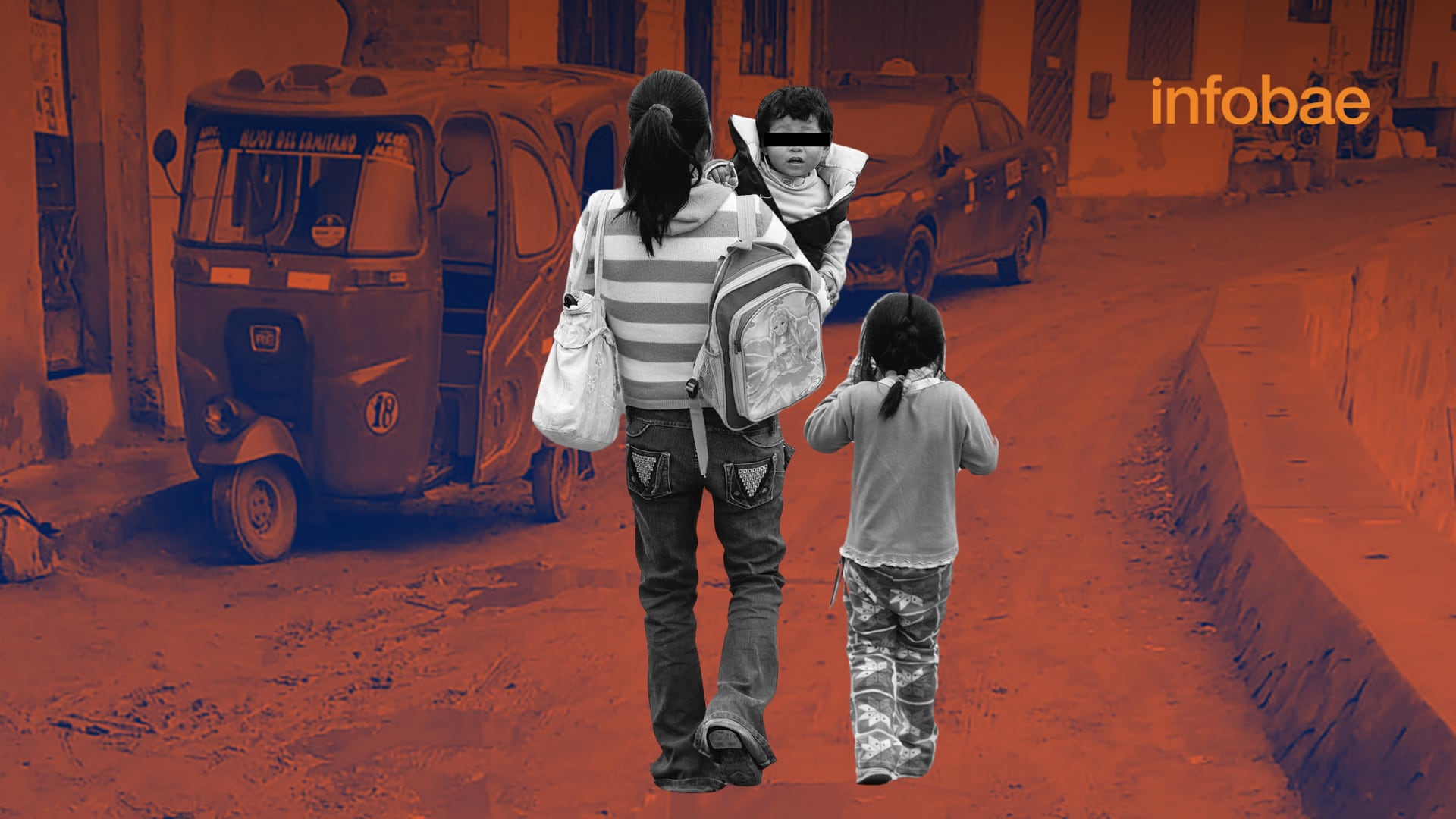 Cada año, al menos 1.500 niñas menores de 14 años dan a luz, producto de violencia sexual. (Composición Infobae/Andina/Danae Román)