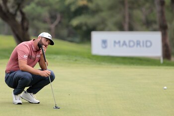 Jon Rahm jugando en Madrid