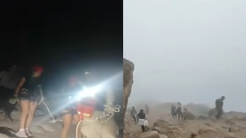 Personal de rescate y la