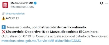 Avance en tiempo real de