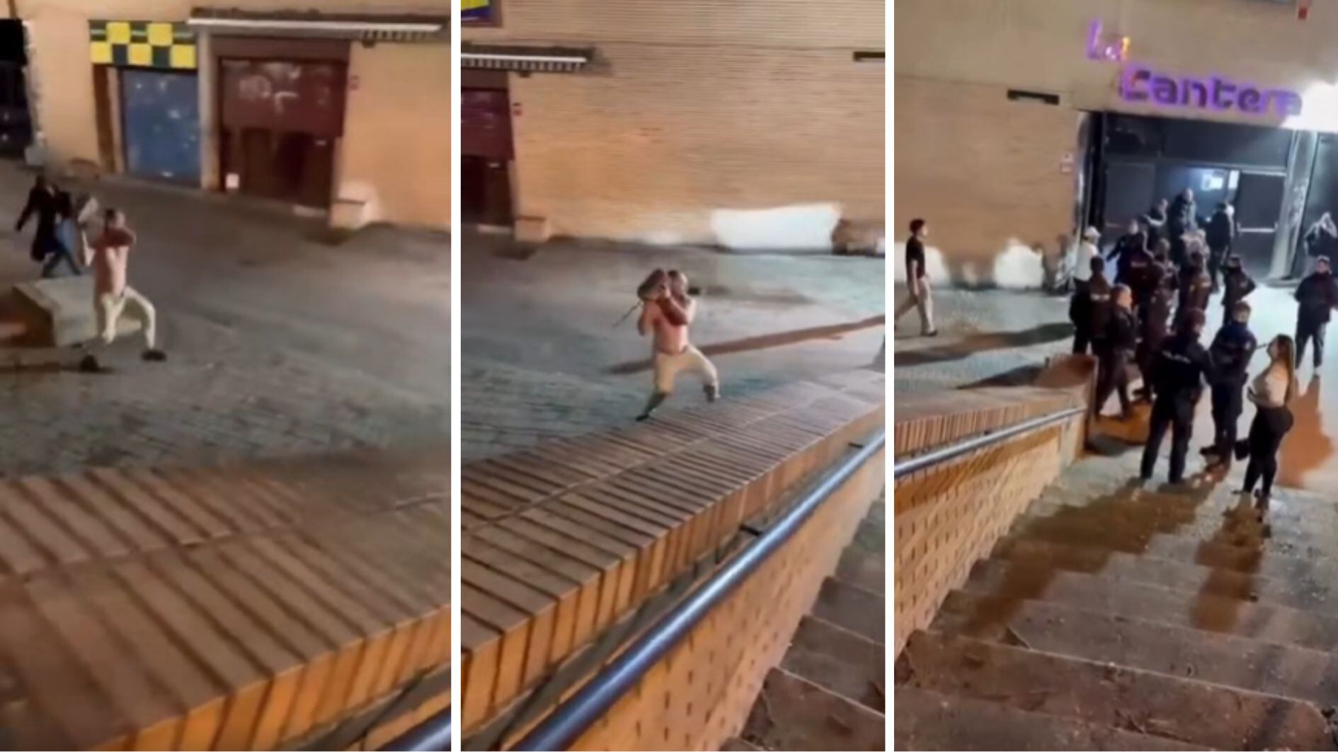 El caso se reportó el sábado 7 de febrero y días después el video se hizo viral en redes sociales - crédito captura de pantalla Más que Guardia Civil/Facebook