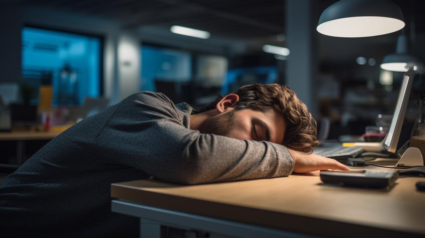 El síndrome de burnout surge del agotamiento prolongado afecta sueño alimentación vínculos y representa una amenaza cardíaca seria persistente(Imagen Ilustrativa Infobae)