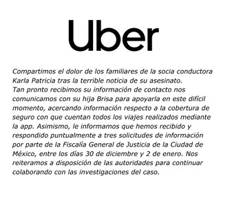 La plataforma indicó que se