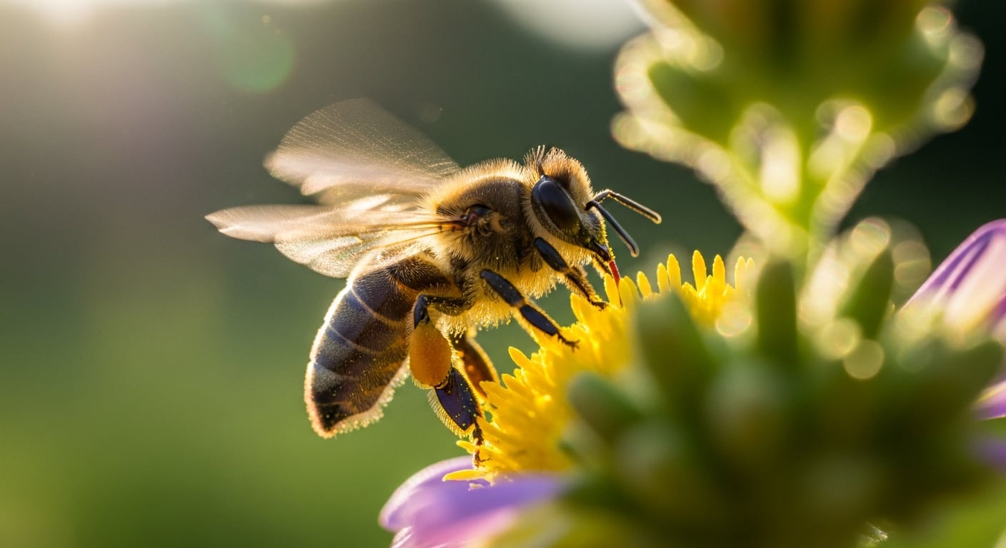 La danza del meneo de las abejas comunica dirección y distancia hacia fuentes de alimento mediante movimientos codificados (Imagen Ilustrativa Infobae)