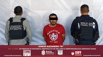 El detenido originario de California será remitido a su país. (Cortesía)