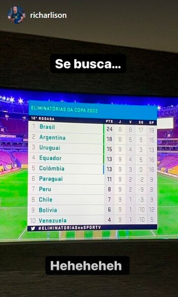 Richarlison pide por un rival