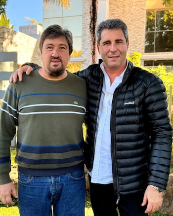 Sergio Uñac con Maurice Closs.