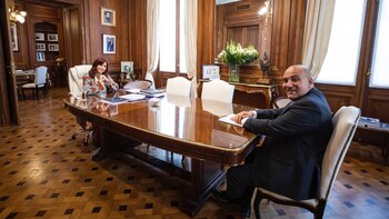 Cristina Kirchner recibió a Juan