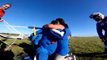 El abrazo: luego de cinco