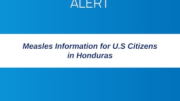 Estados Unidos alerta por sarampión y recomienda reforzar vacunación a viajeros hacia Honduras