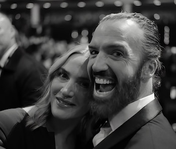 Kate Winslet y su esposo,