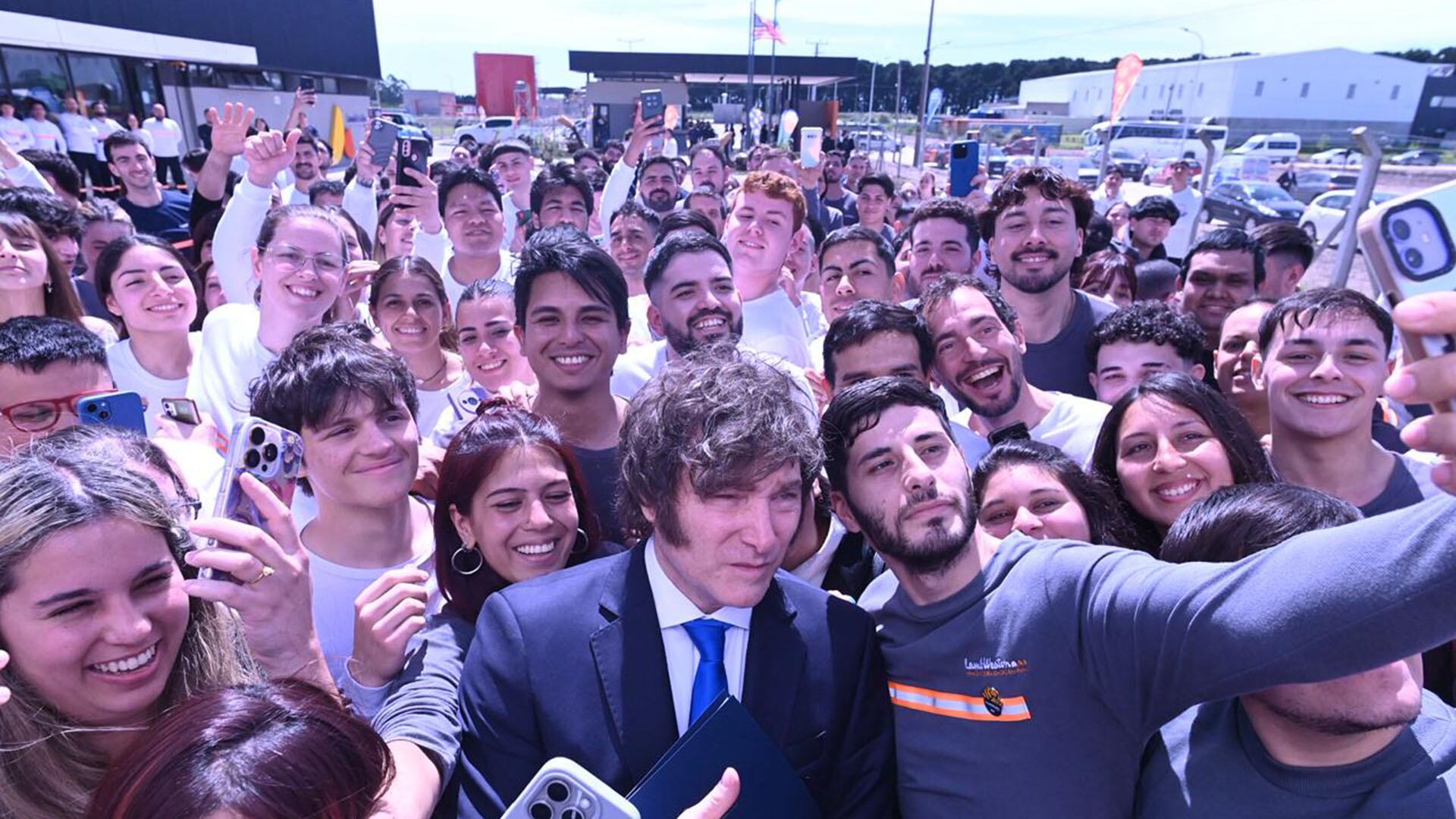 El presidente Milei en Mar del Plata durante toda la jornada