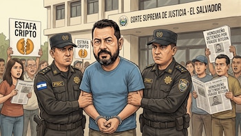Detienen provisionalmente a un hondureño por una presunta estafa con criptomonedas en El Salvador
