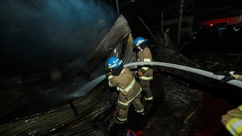 Decenas de incendios en un