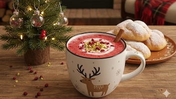 Atole de arándano: una bebida