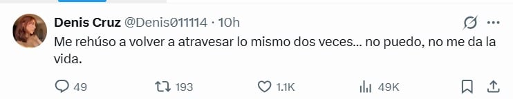 Mensaje de Denis Cruz, hermana de Dilan Cruz, sobre la presunta muerte de su hermana menor - crédito captura de pantalla @Denis011114