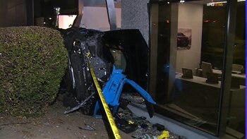 El video del Corvette que salió volando y chocó contra la fachada de Maserati City of Industry generó miles de reacciones en redes sociales (RMG News)