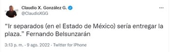 AMLO criticó esta publicación del