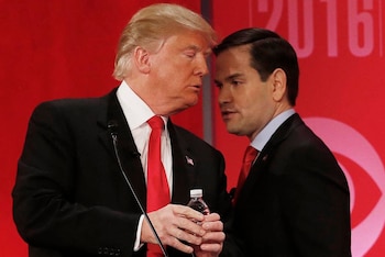 Donald Trump y Marco Rubio