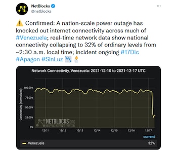 Los apagones son recurrentes en