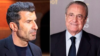 Figo habló personalmente con Florentino