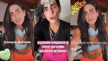 La famosa lanzó un mensaje