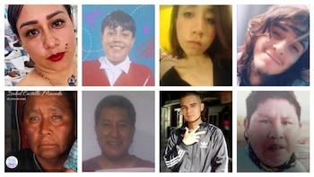 Decenas de familias de desparecidos cerraron desde este lunes la carrtetera México-Toluca, a la altura de Lerma debido a que exigen resultados a las autoridades tras años de sentirse ignorados Foto: Redes colectivos de búsqueda