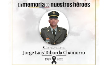 El subintendente Jorge Luis Taborda