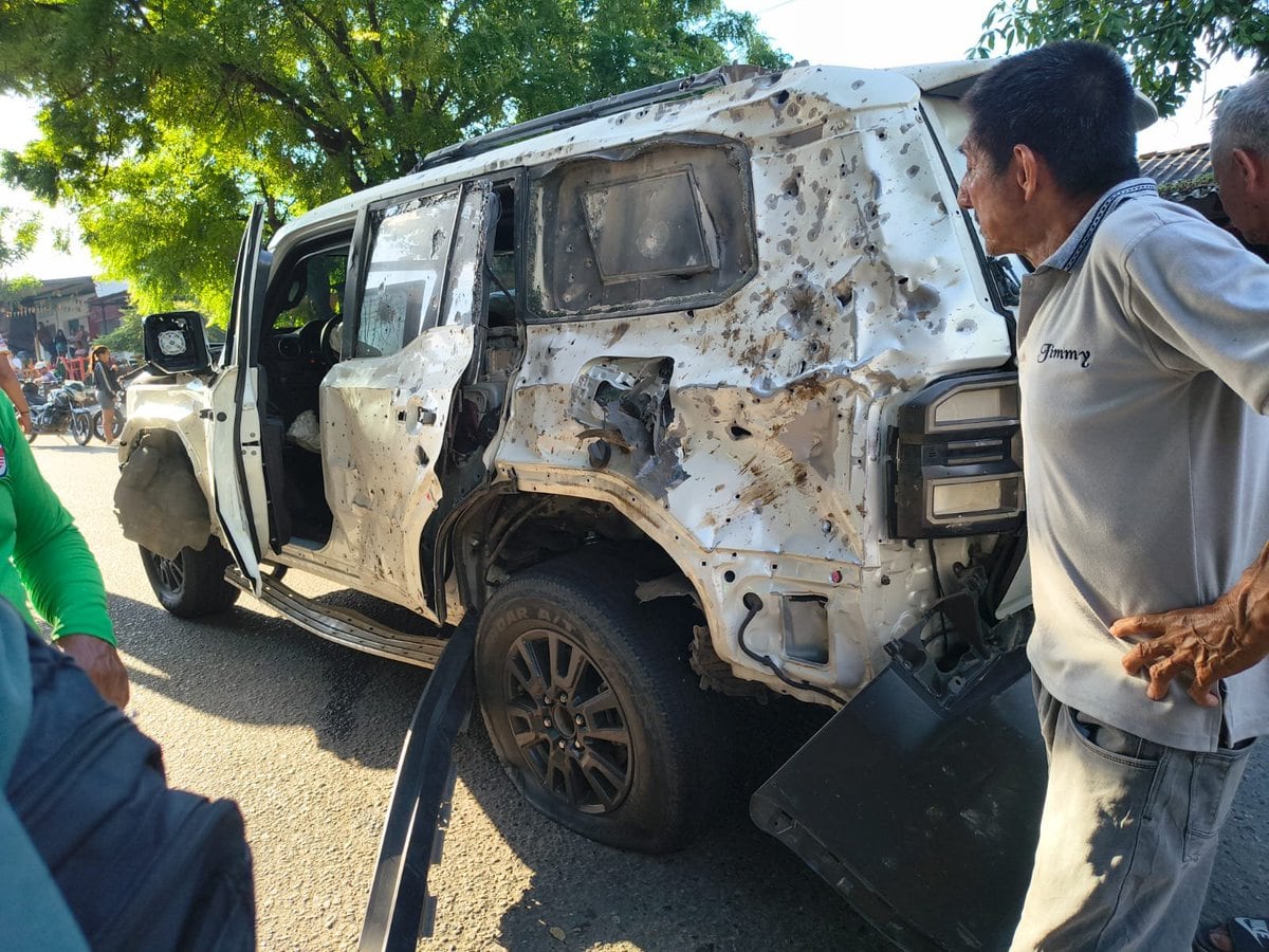 Atacan con explosivos y ráfagas de fusil al comandante de Policía de Puerto Santander, en zona rural de Cúcuta