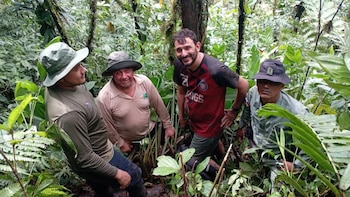 Extranjero es hallado tras perderse