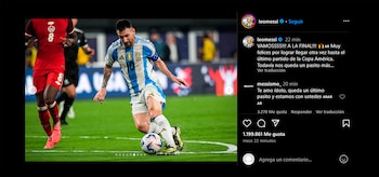 El posteo de Messi tras